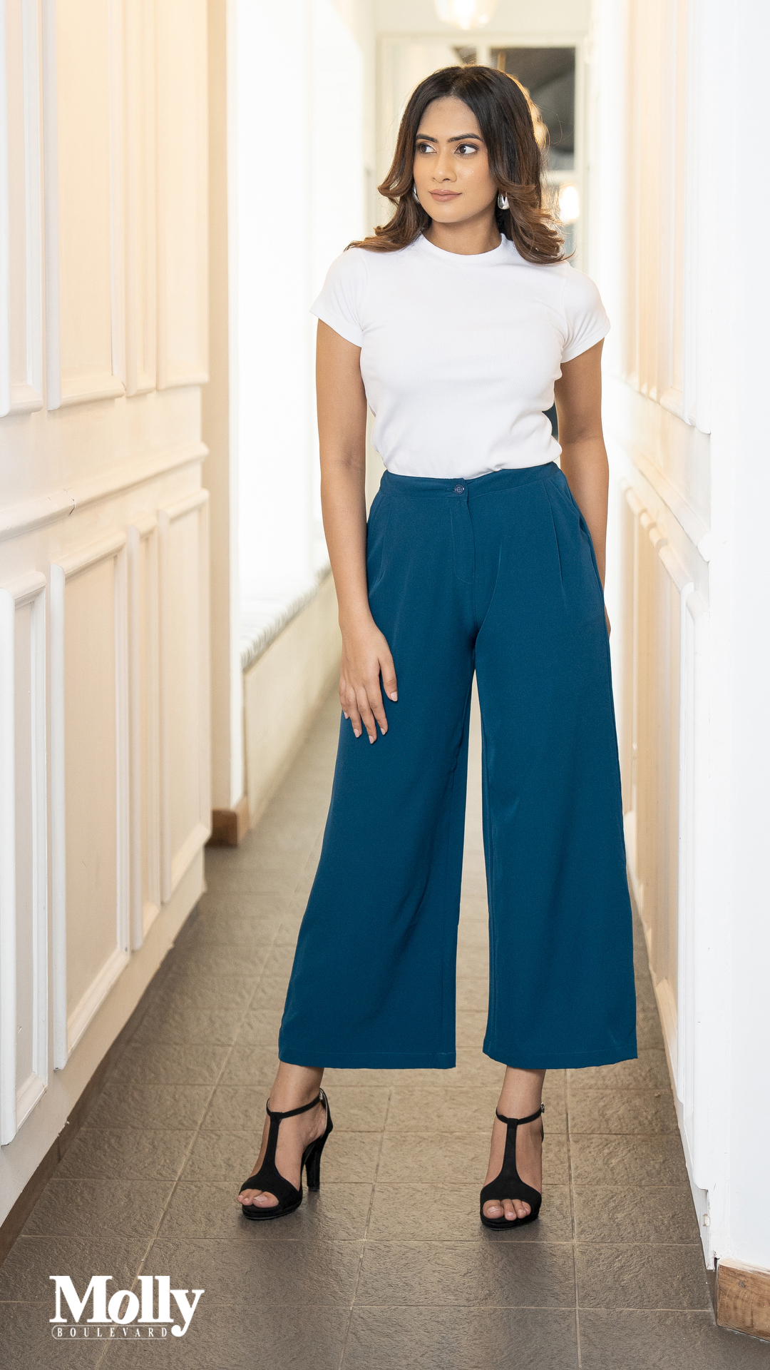 Blue Pocket Pant