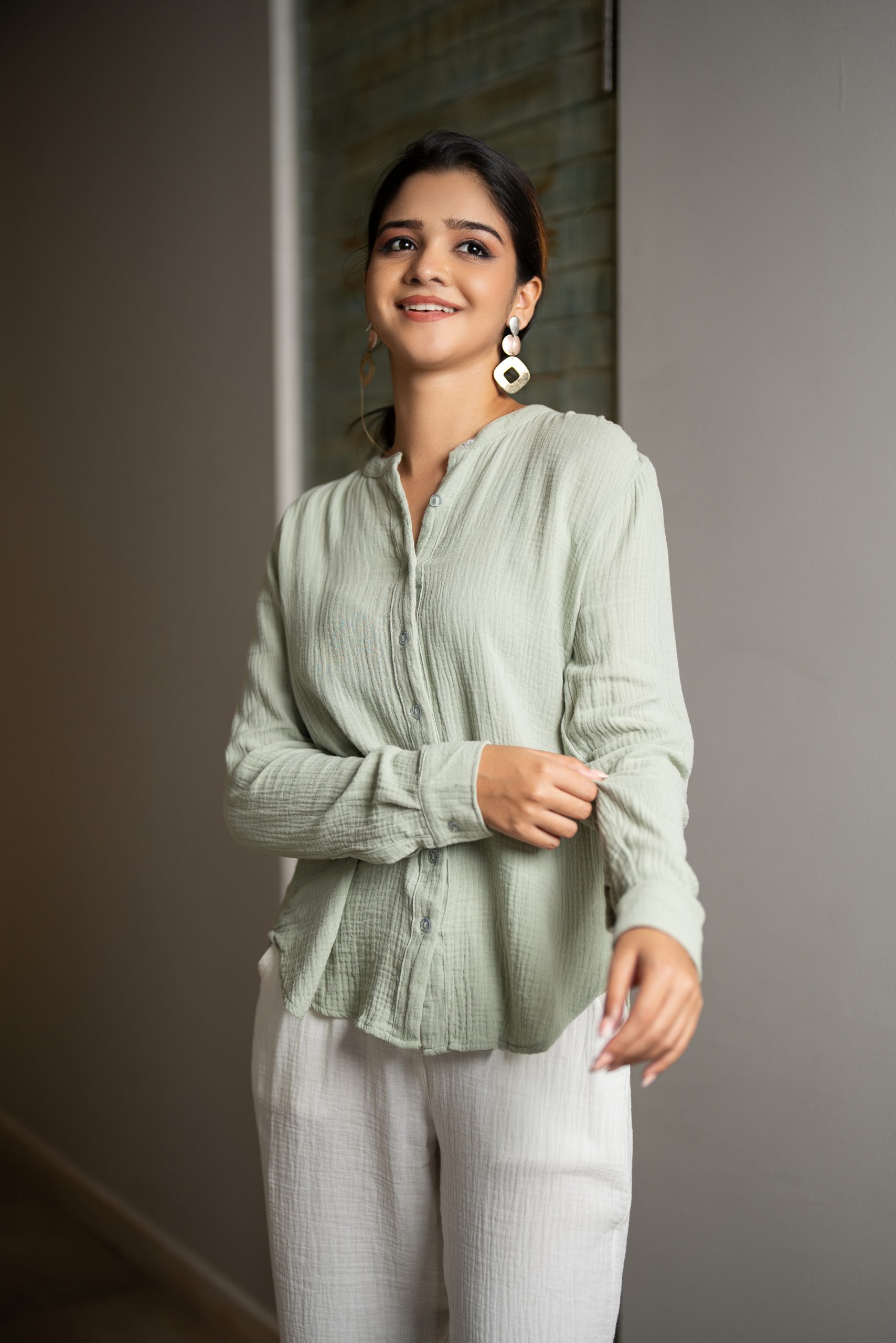 Double Cotton Blouse